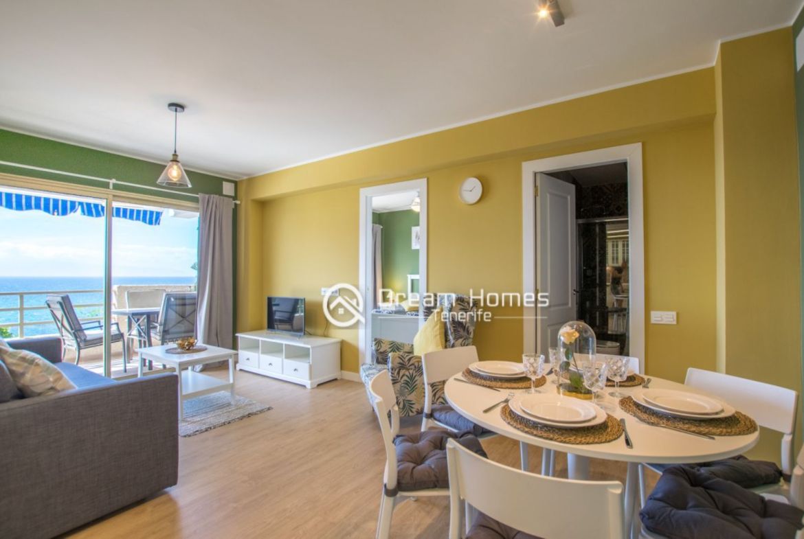 Delightful 2-Bedroom Apartment Living Room Real Estate Dream Homes Tenerife
