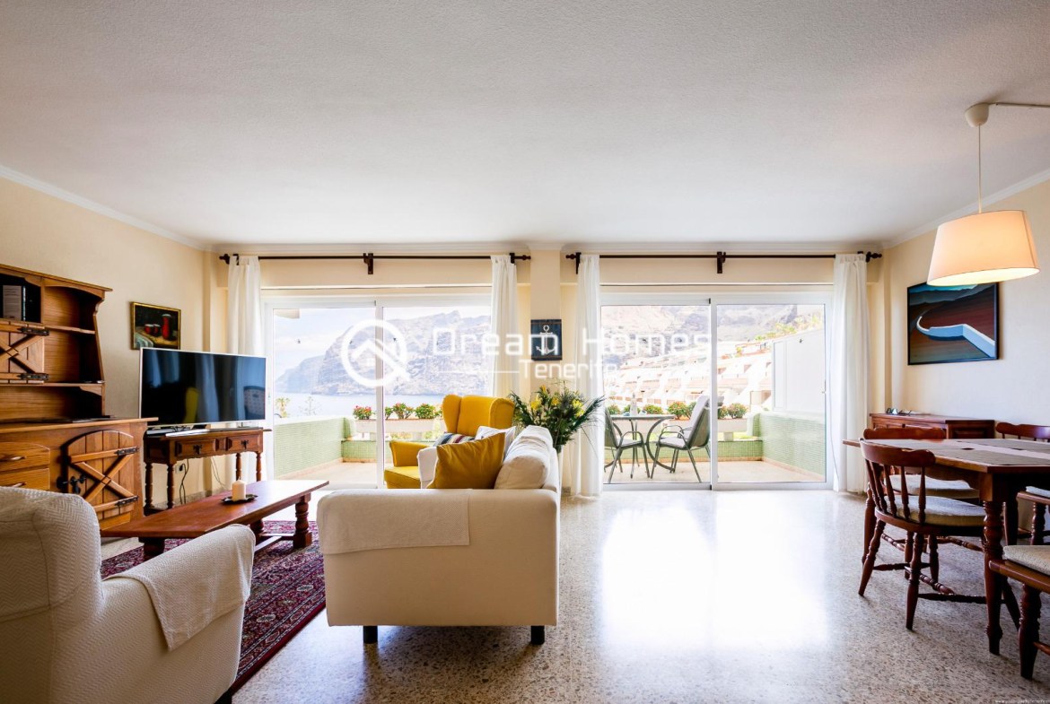 Stunning View 2 Bed Family Apartment Living Room Real Estate Dream Homes Tenerife