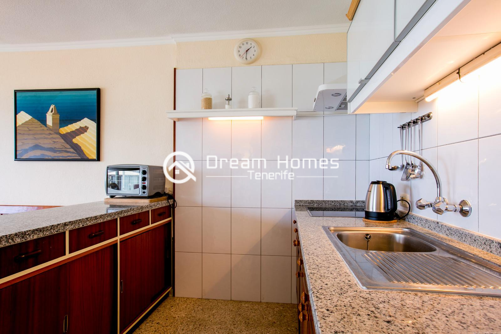 Stunning View 2 Bed Family Apartment Kitchen Real Estate Dream Homes Tenerife