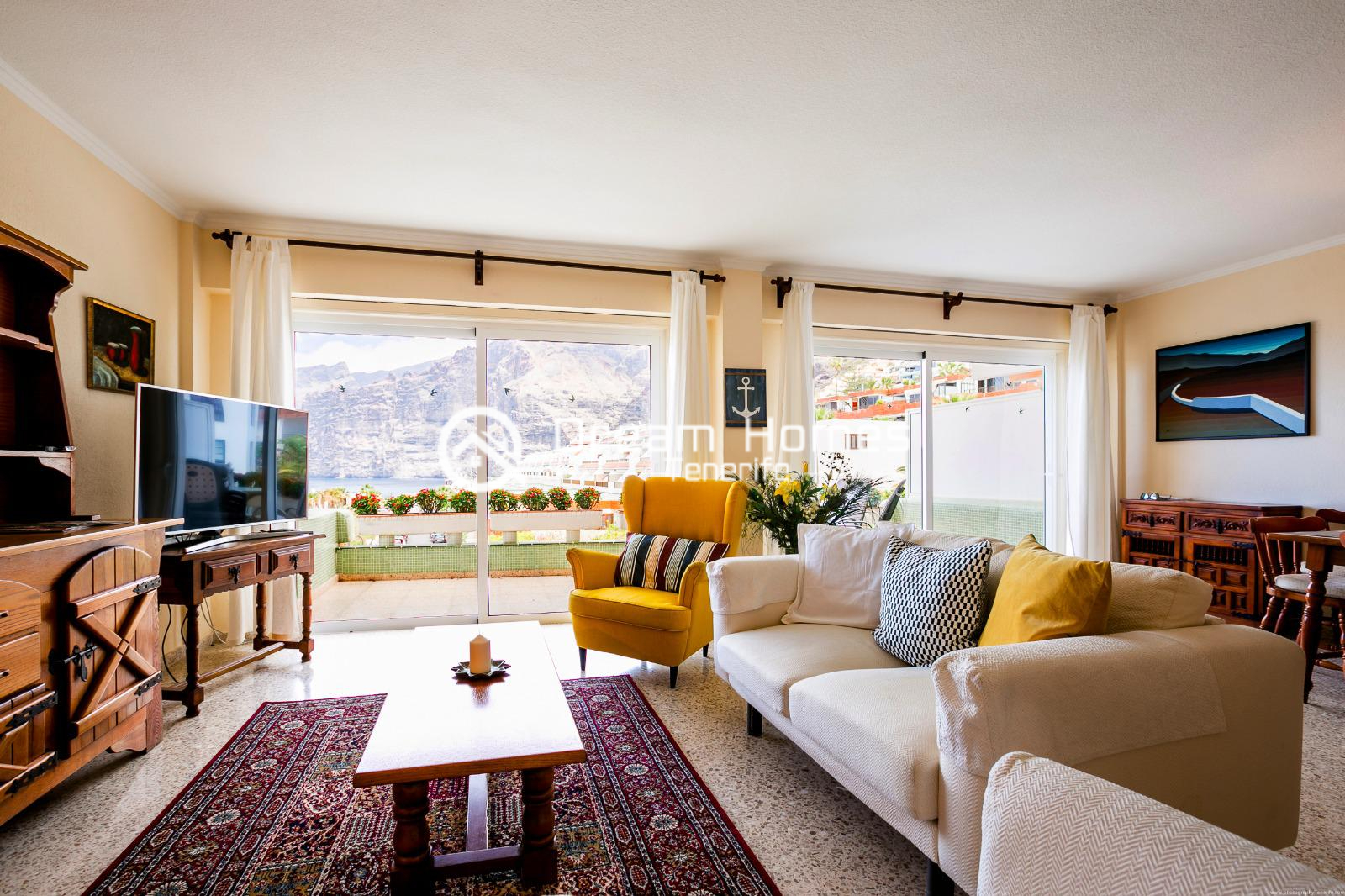 Stunning View 2 Bed Family Apartment Living Room Real Estate Dream Homes Tenerife