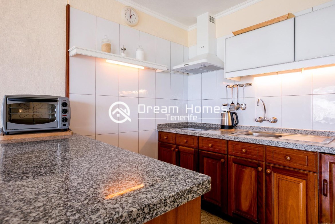 Stunning View 2 Bed Family Apartment Kitchen Real Estate Dream Homes Tenerife