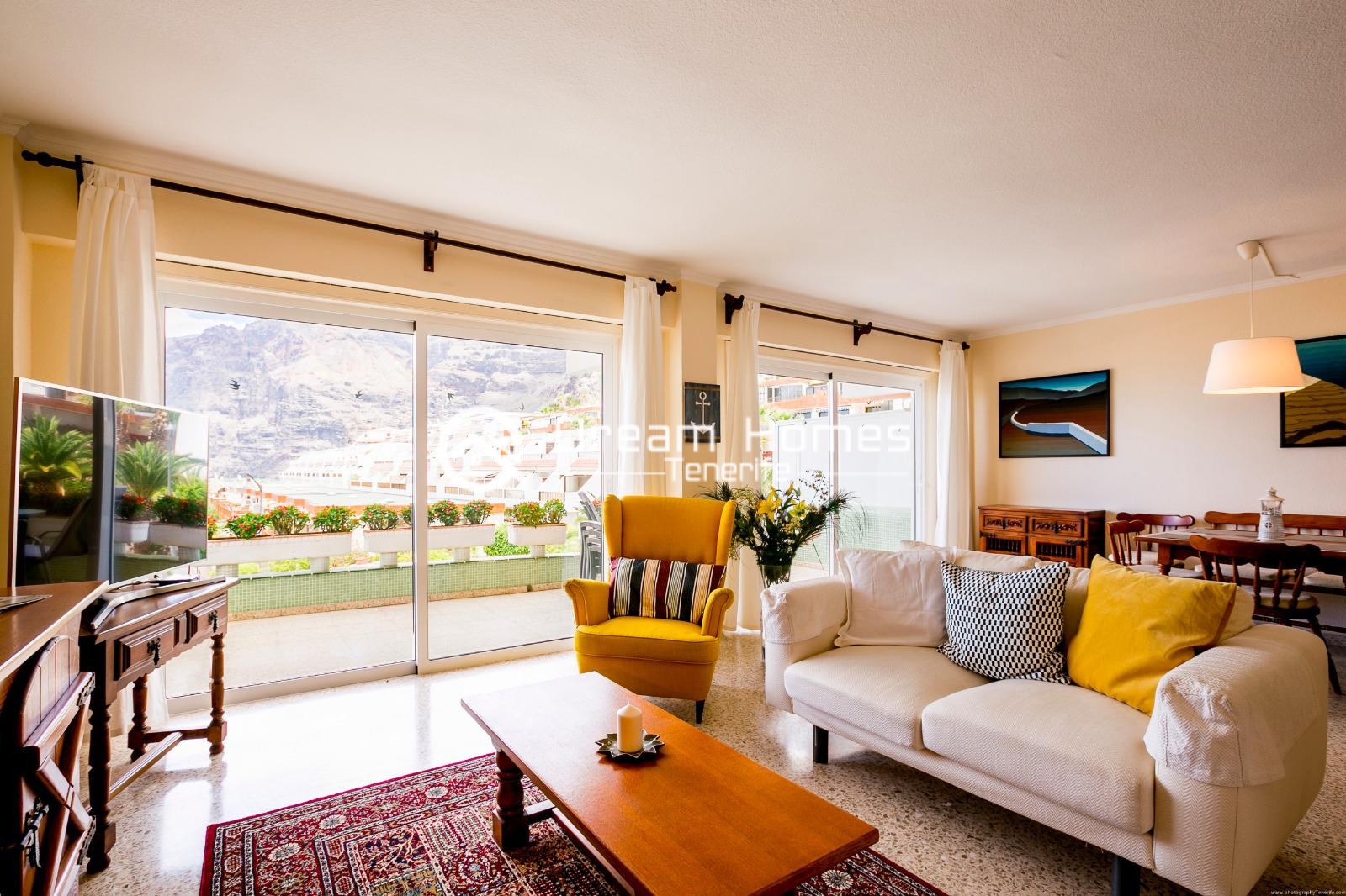 Stunning View 2 Bed Family Apartment Living Room Real Estate Dream Homes Tenerife