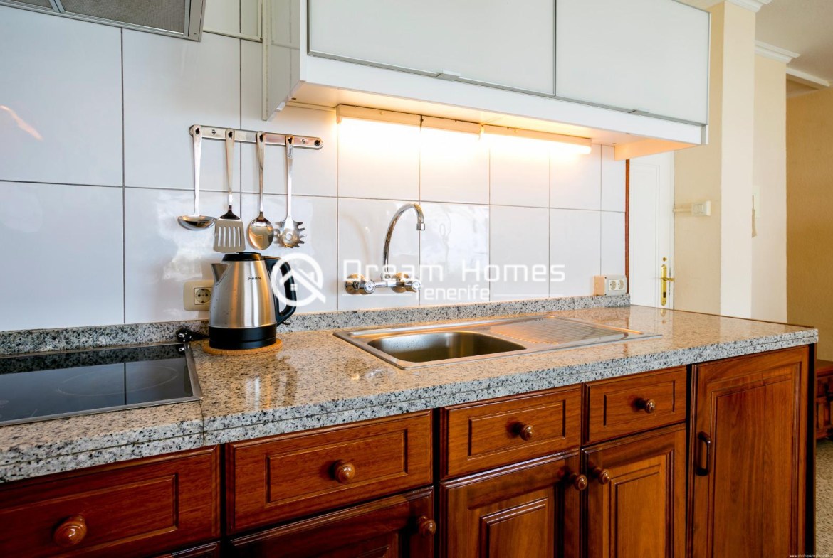 Stunning View 2 Bed Family Apartment Kitchen Real Estate Dream Homes Tenerife