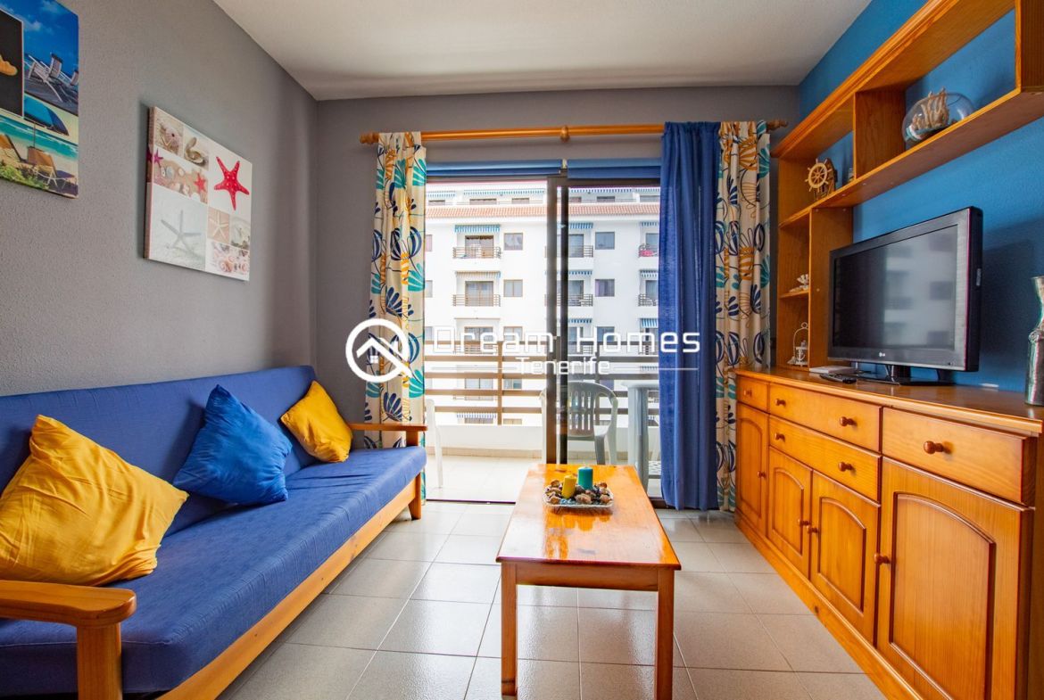 Beachside 2-Bedroom Apartment Living Room Real Estate Dream Homes Tenerife