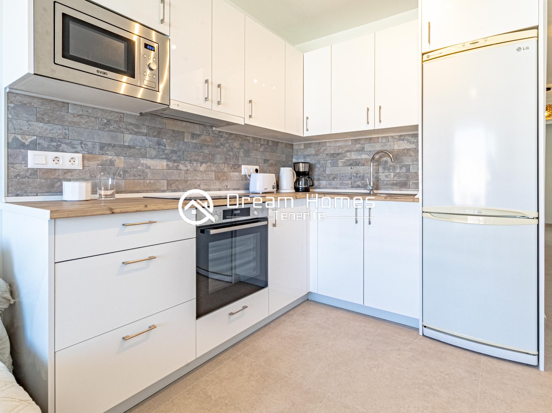Playa Arena Ocean Suite by Dream Homes Tenerife Kitchen Real Estate Dream Homes Tenerife