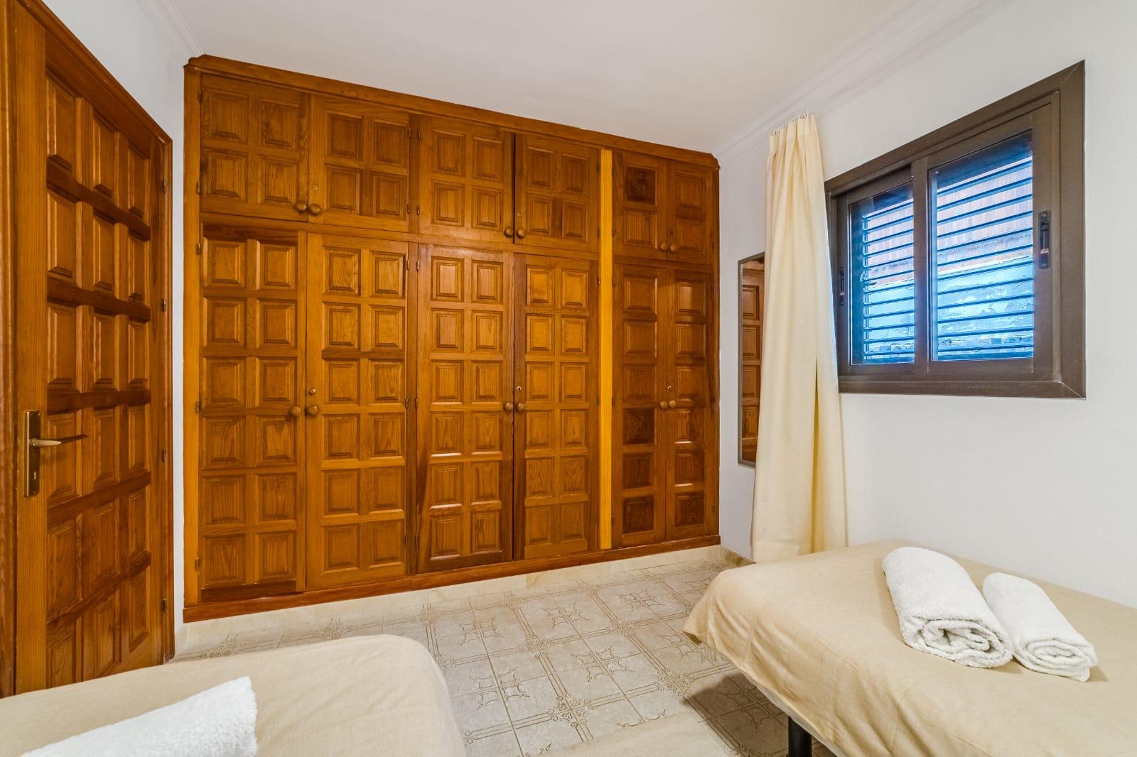 For Holiday Rent Two Bedroom Apartment Ocean View Terrace Swimming Pool Puerto de Santiago Los Gigantes 45 Sunset Dreams by Dream Homes Tenerife Bedroom Real Estate Dream Homes Tenerife