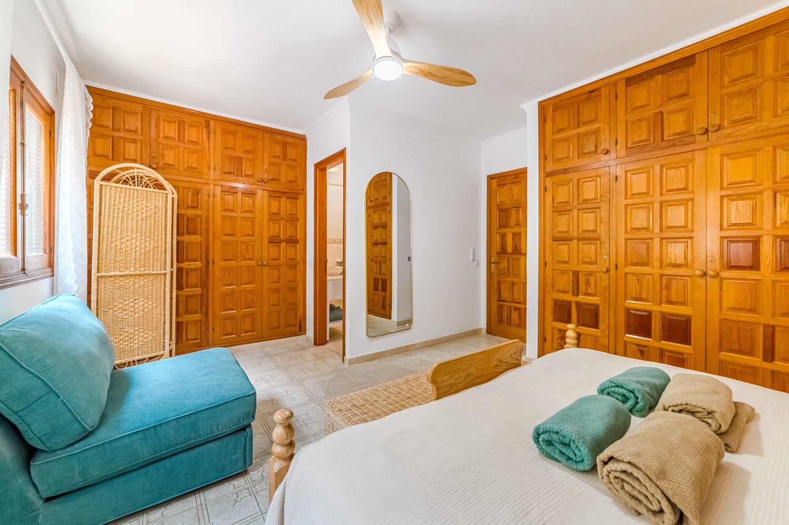 For Holiday Rent Two Bedroom Apartment Ocean View Terrace Swimming Pool Puerto de Santiago Los Gigantes 49 Sunset Dreams by Dream Homes Tenerife Bedroom Real Estate Dream Homes Tenerife