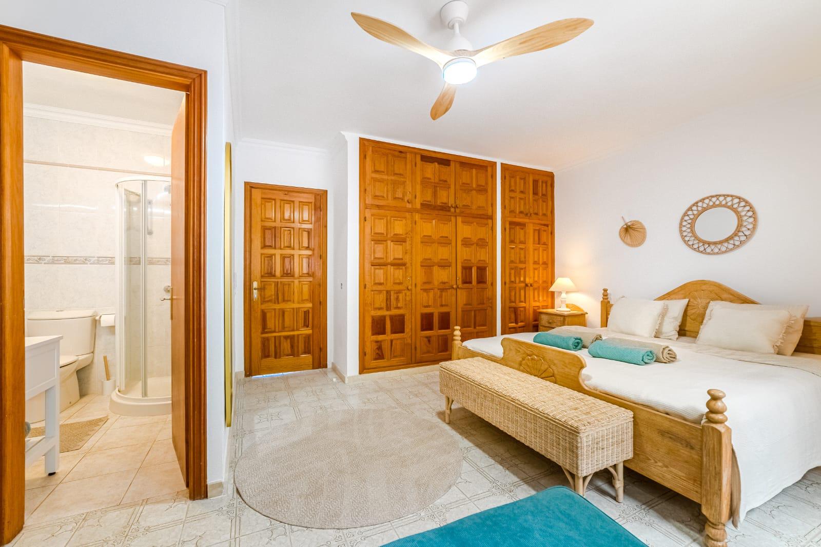 For Holiday Rent Two Bedroom Apartment Ocean View Terrace Swimming Pool Puerto de Santiago Los Gigantes 51 Sunset Dreams by Dream Homes Tenerife Bedroom Real Estate Dream Homes Tenerife