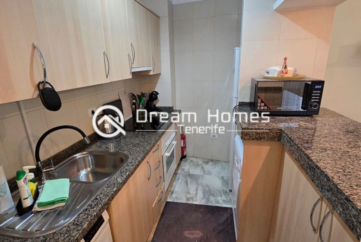 High Demand 1-Bedroom Apartment Kitchen Real Estate Dream Homes Tenerife