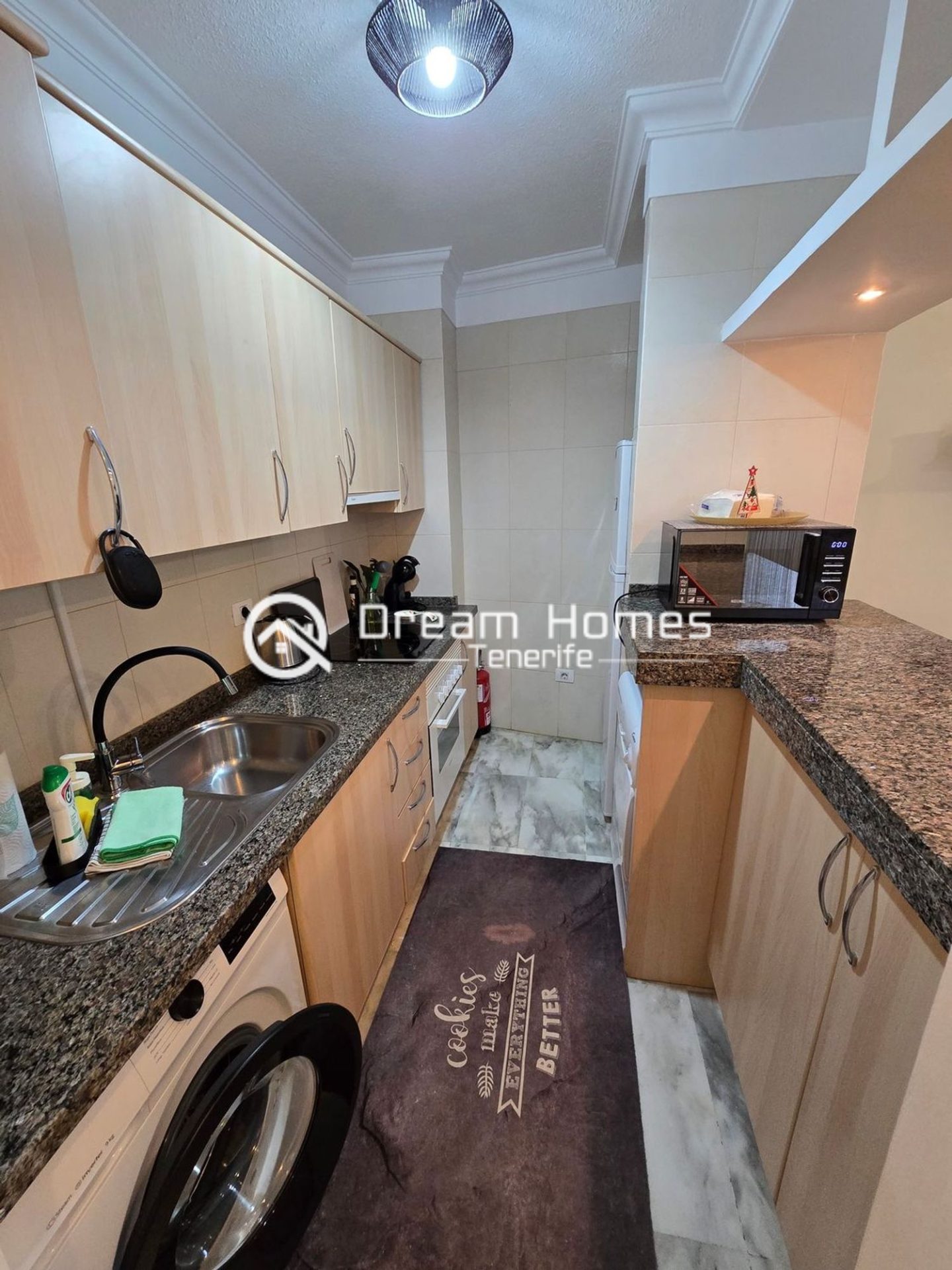 High Demand 1-Bedroom Apartment Kitchen Real Estate Dream Homes Tenerife