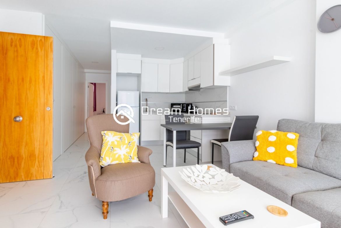 Light-Filled Apartment in a Prime Area Living Room Real Estate Dream Homes Tenerife