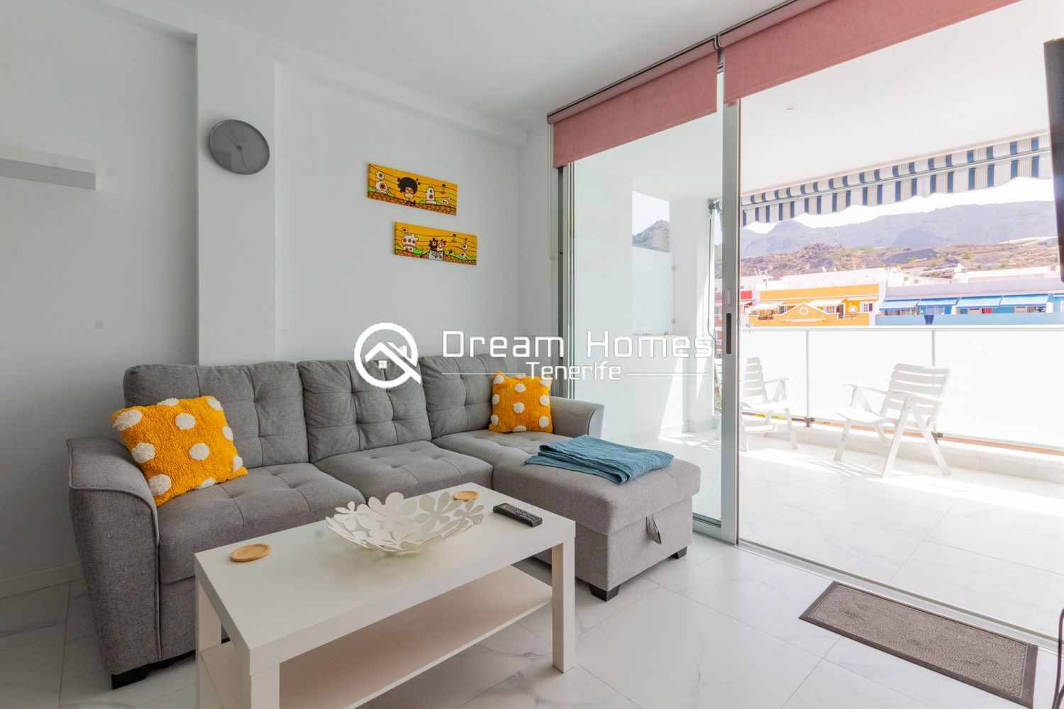 Light-Filled Apartment in a Prime Area Living Room Real Estate Dream Homes Tenerife