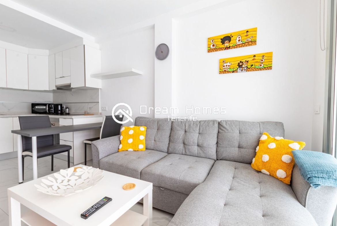 Light-Filled Apartment in a Prime Area Living Room Real Estate Dream Homes Tenerife