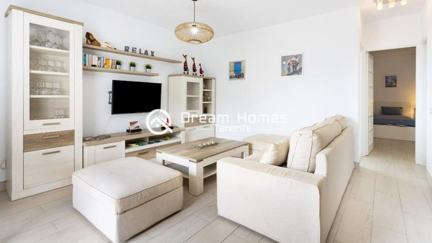 South-Facing Apartment with Sea Views Ocean View Terrace (17) South-Facing Apartment with Sea Views Living Room Real Estate Dream Homes Tenerife