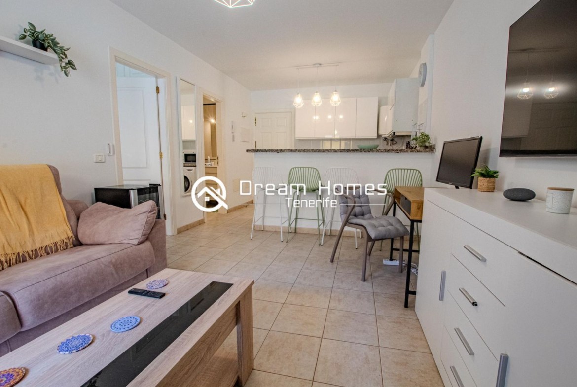 Beachside Apartment in Puerto de Santiago Living Room Real Estate Dream Homes Tenerife