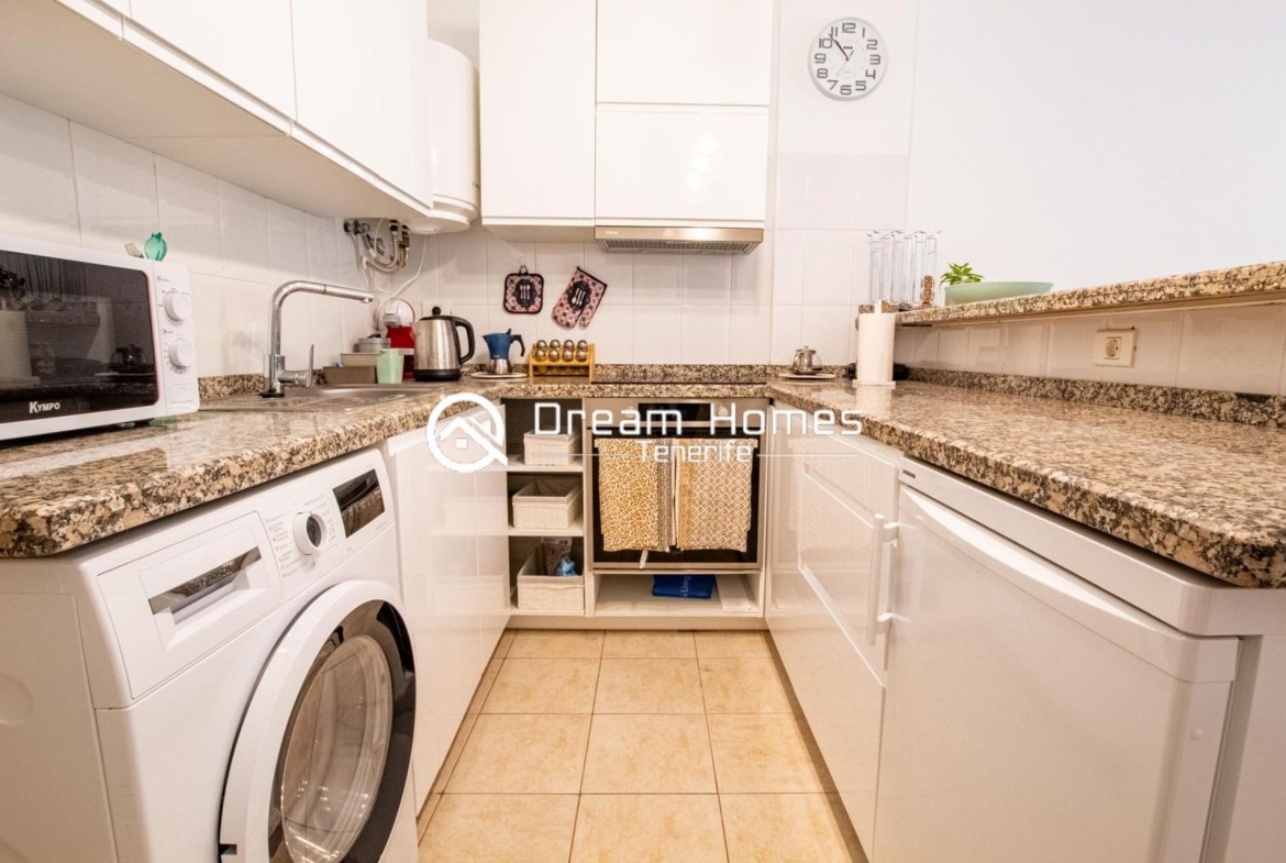 Beachside Apartment in Puerto de Santiago Kitchen Real Estate Dream Homes Tenerife