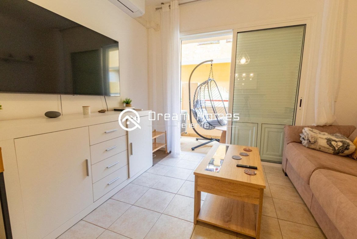 Beachside Apartment in Puerto de Santiago Living Room Real Estate Dream Homes Tenerife