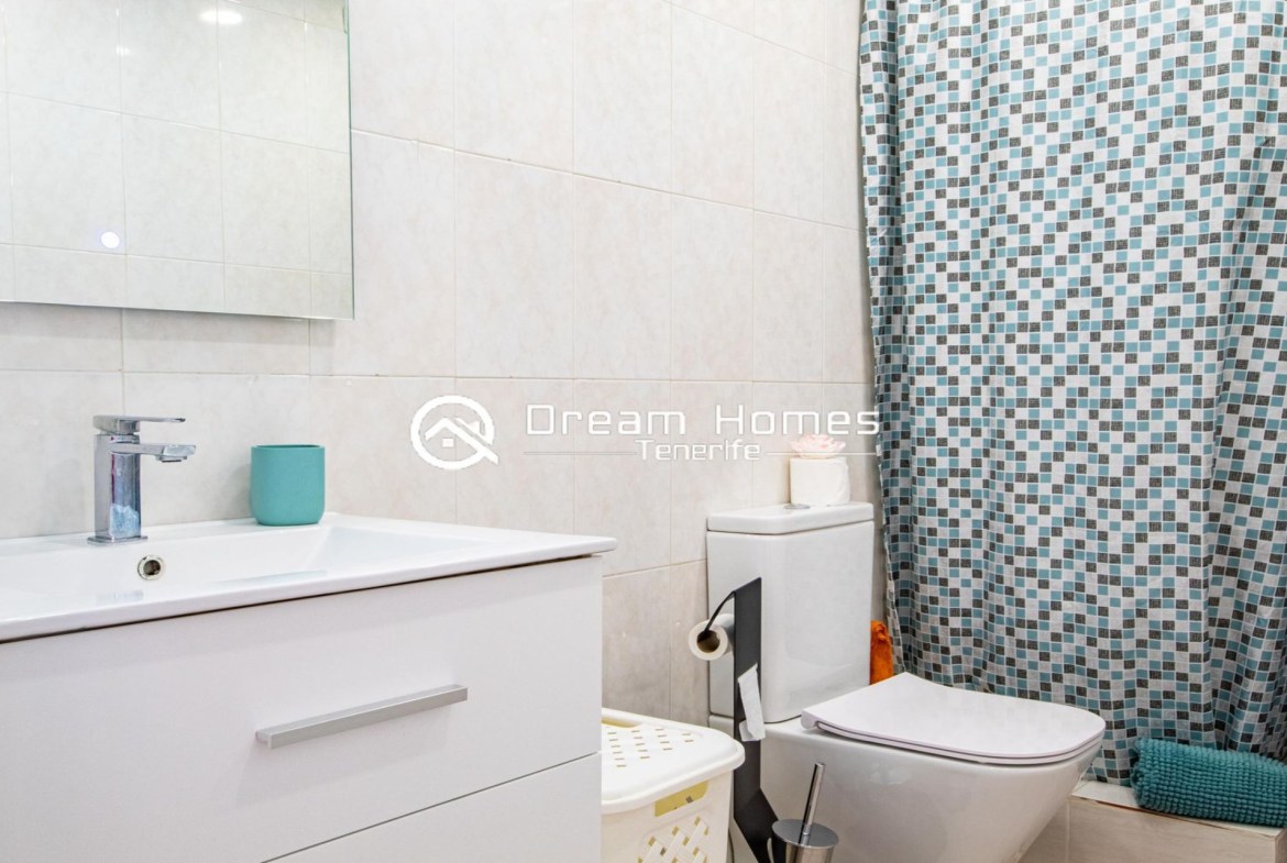 Breathtaking 1-Bedroom Apartment in Los Gigantes Bathroom Real Estate Dream Homes Tenerife