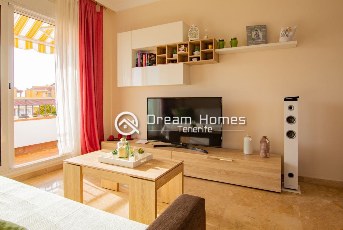Cozy and Spacious 1BR Apartment Living Room Real Estate Dream Homes Tenerife