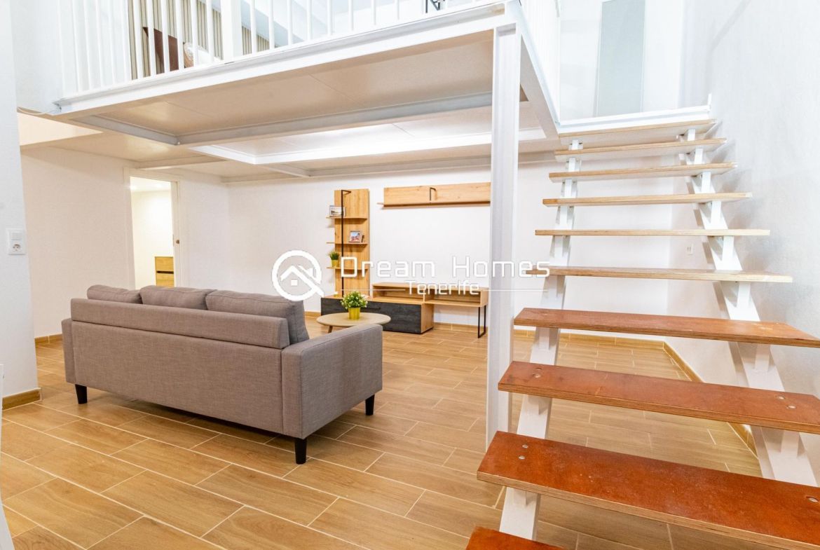Freshly Renovated Loft Living Room Real Estate Dream Homes Tenerife