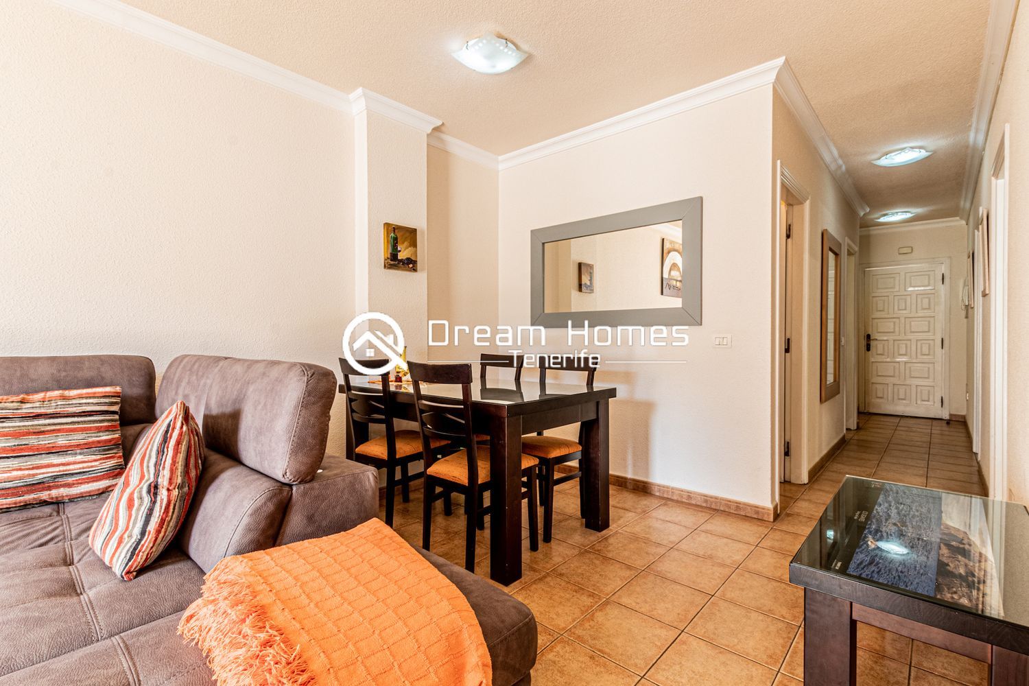 Sun-Filled 2BR Apartment Living Room Real Estate Dream Homes Tenerife