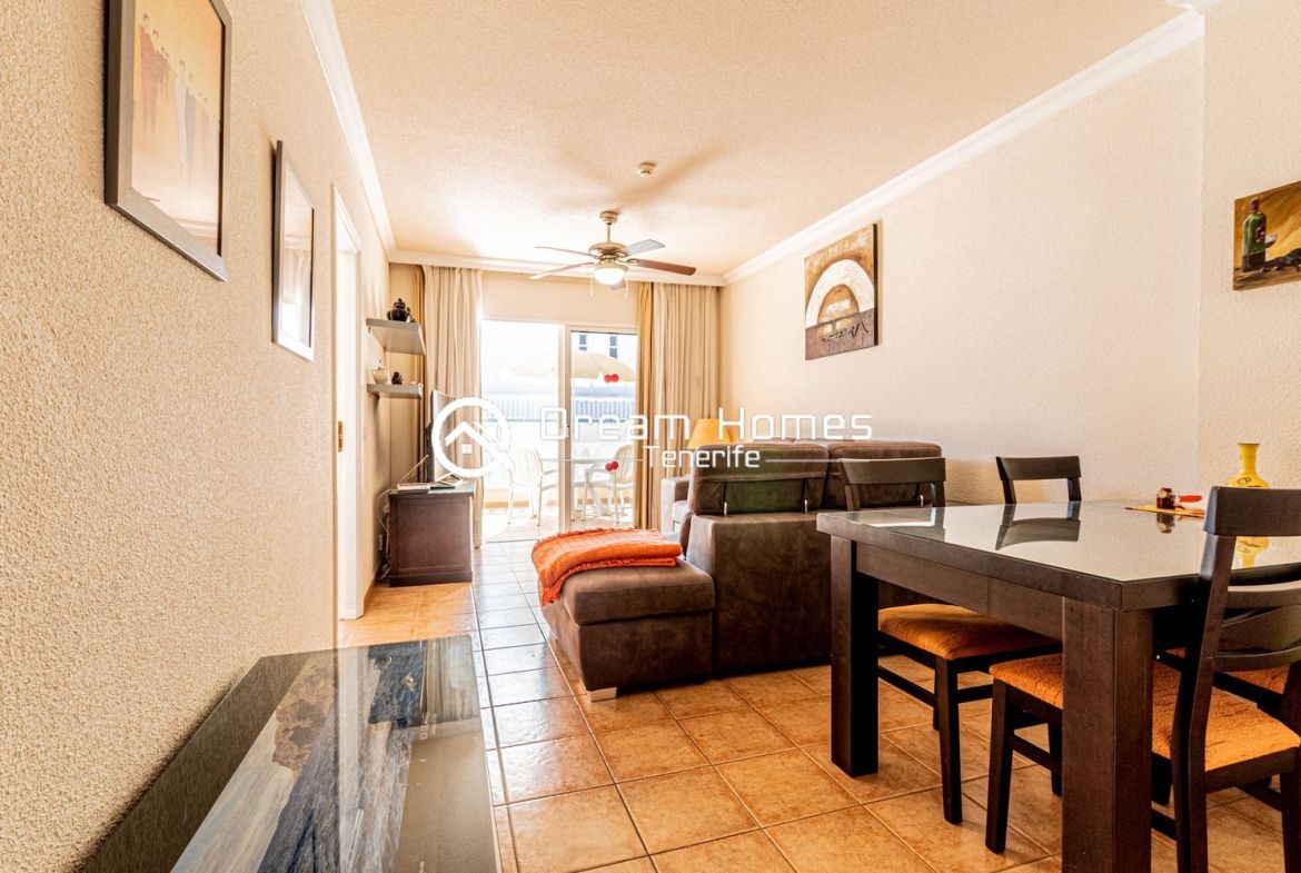 Sun-Filled 2BR Apartment Living Room Real Estate Dream Homes Tenerife