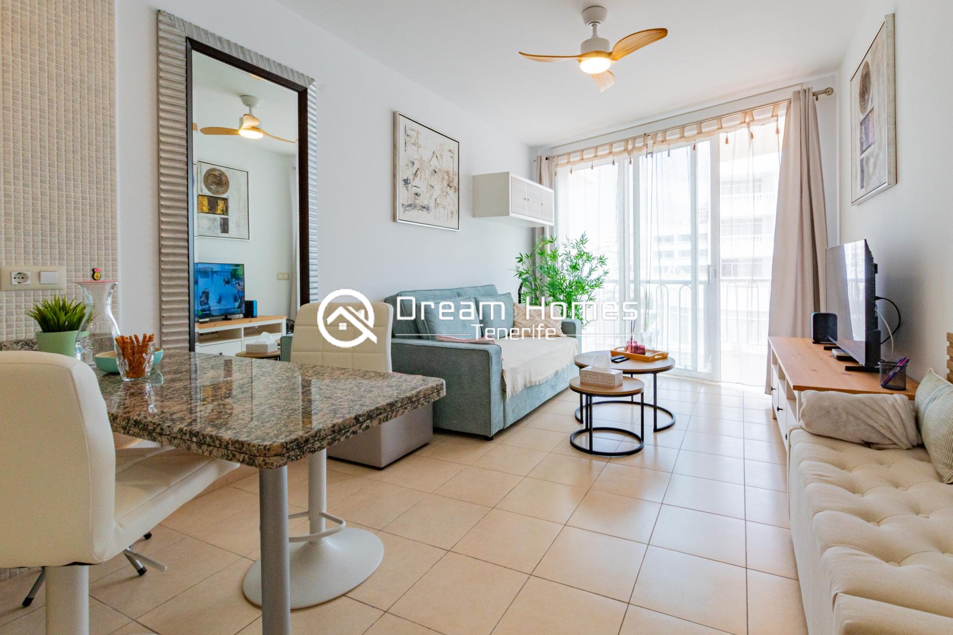 1For Rent One Bedroom Apartment Terrace Ocean View Swimming Pool Puerto de Santiago